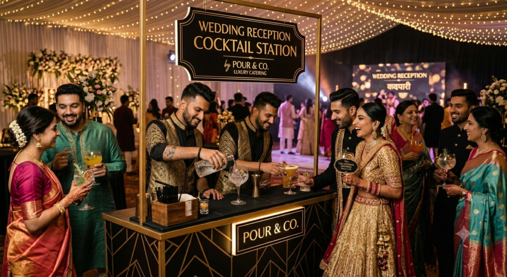 How to Book the Perfect Cocktail Bar Catering Service for Your Wedding in Delhi NCR & Other Cities