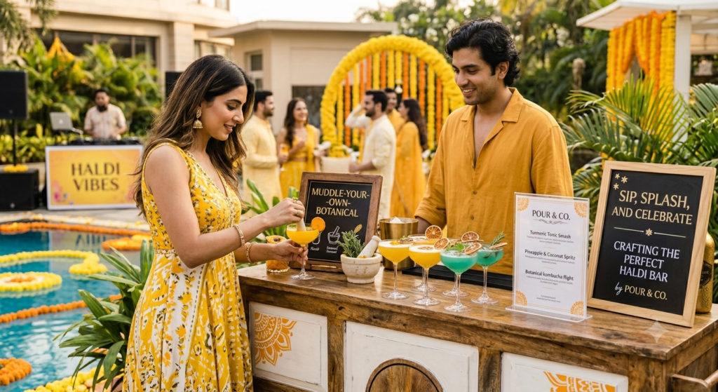 Sip, Splash, and Celebrate: Crafting the Perfect Haldi Bar